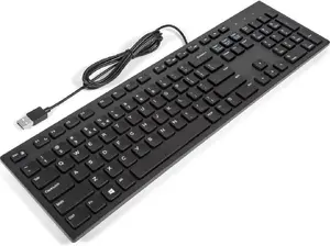 Wired USB Multimedia Keyboard Dell KB216 — 104 keys, basic layout, USB connection