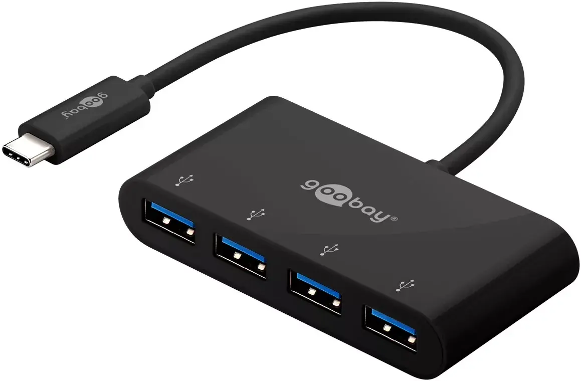 Goobay 4-Port USB-C Multiport Adapter Photo 2