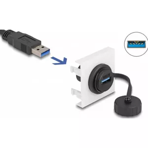 DeLOCK Easy 45 Модуль SuperSpeed USB 5 Гбит/с USB Type-A female 45 x 45 мм