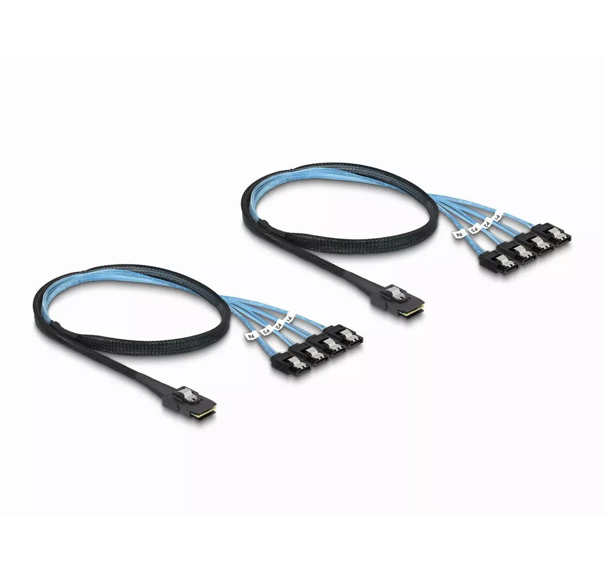 DeLOCK M.2 2280 Key B+M male uz 8 x SATA konvertors Photo 4