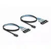 DeLOCK M.2 2280 Key B+M male uz 8 x SATA konvertors Photo 4