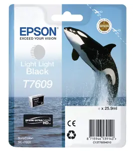 Ink Cartridge Epson T7609 Light Light Black