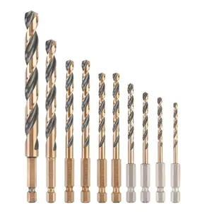 Metal drill bit set DeWalt DT20620-QZ 10 pcs HEX 1/4