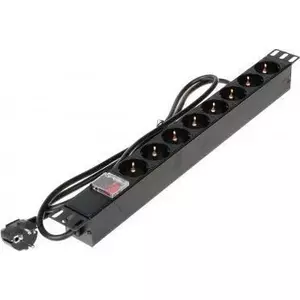 Распределитель питания Delta PD-8/RACK-N 19" 1U с 8 розетками Schuko