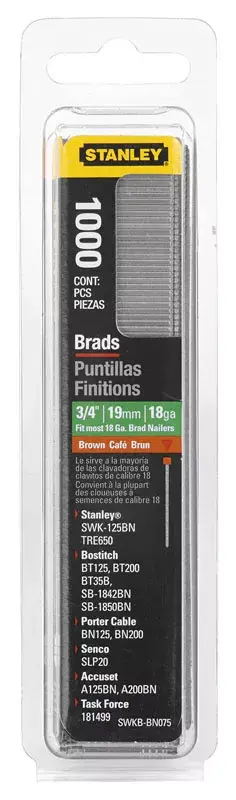 Brad nails STANLEY 8mm E/J for 300-series Photo 2