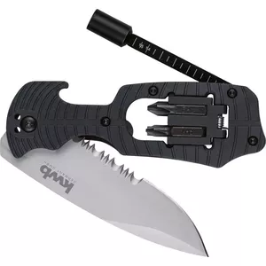 EDC knife KWB 016620 Black Stainless steel Locking blade knife