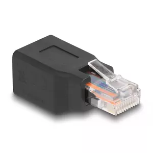 DeLOCK 66991 соединитель RJ45/RJ48/RJ50 черный Мужской/Женский