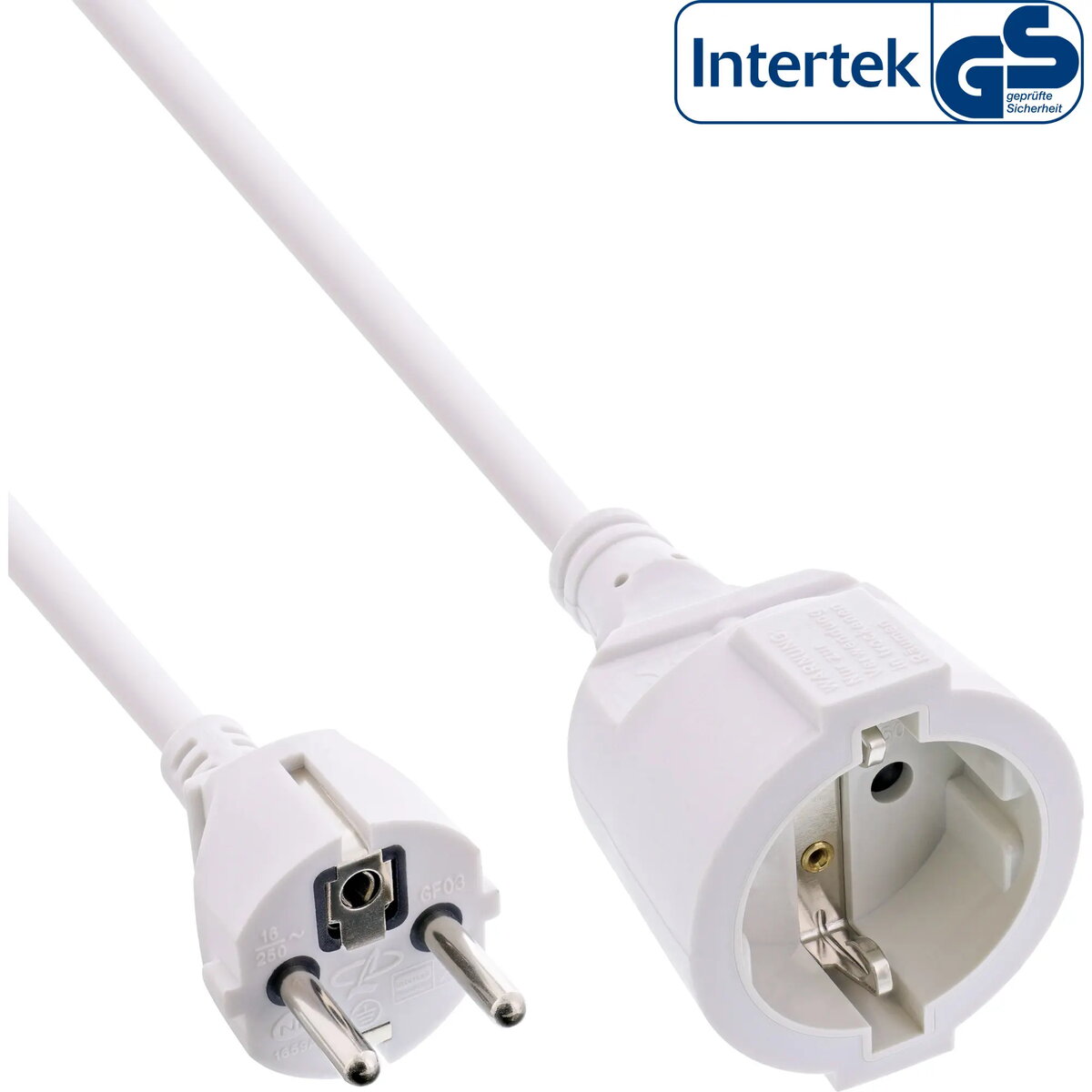 InLine 16410C Barošanas pagarinātājs Tips E