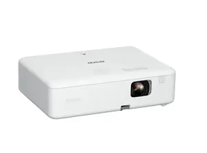 Проектор Epson CO-FH01 Full HD 3LCD с яркостью 3000 ANSI люмен, разрешением 1920x1080, ручной фокусировкой и динамиком