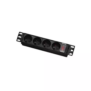 Распределительный щит Lexi‑NET NAPPAN‑4‑10 10" 4x230V с выключателями и индикатором напряжения
