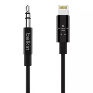 Belkin AV10172BT03-BLK audio kabelis 0,9 m 3.5mm Melns