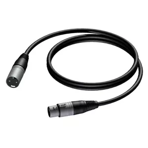 Procab XLR male to XLR female cable 1.5 m — balanced microphone/audio cable