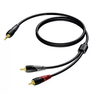 Procab CLA711/15 3.5mm Jack Male to 2x RCA Male Audio Cable 15m