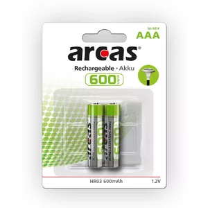 ARCAS NI-MH R03 MICRO AAA 600mA BP2 Arcas NI-MH R03 MICRO AAA 600mA BP2 Arcas