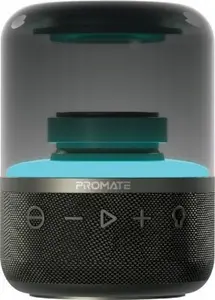 Портативная колонка PROMATE Glitz LumiSound® 360° Surround, Черная