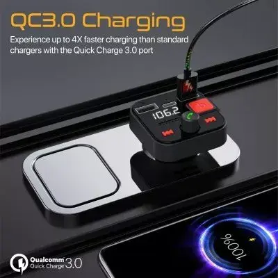 Promate PowerTune-30W Bluetooth FM-трансмиттер Photo 4