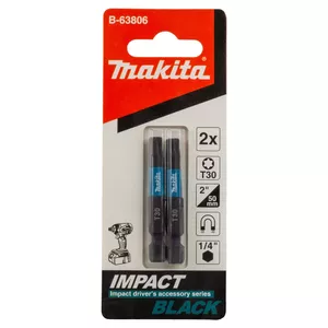 Screwdriver Bit Makita B-63806 2 pcs Torx T30 50 mm