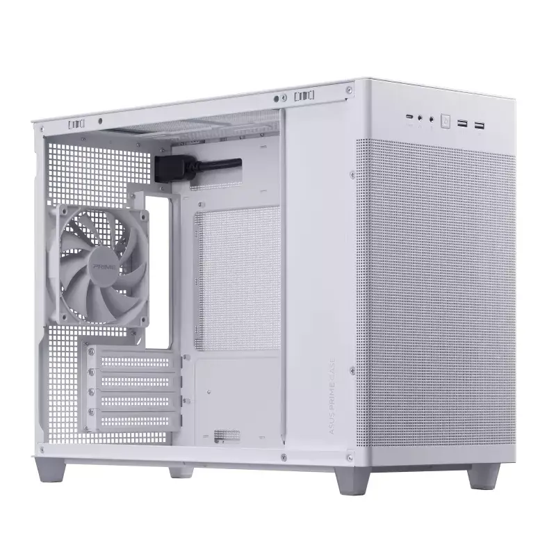 ASUS AP201 PRIME CASE TG WHITE Mini Tower Photo 4