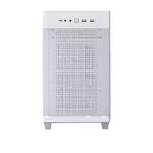 PC case ASUS AP201 PRIME CASE TG WHITE Mini Tower — micro ATX, tempered glass, 3×3.5" bays, 1×2.5", USB-A×2, USB-C×1