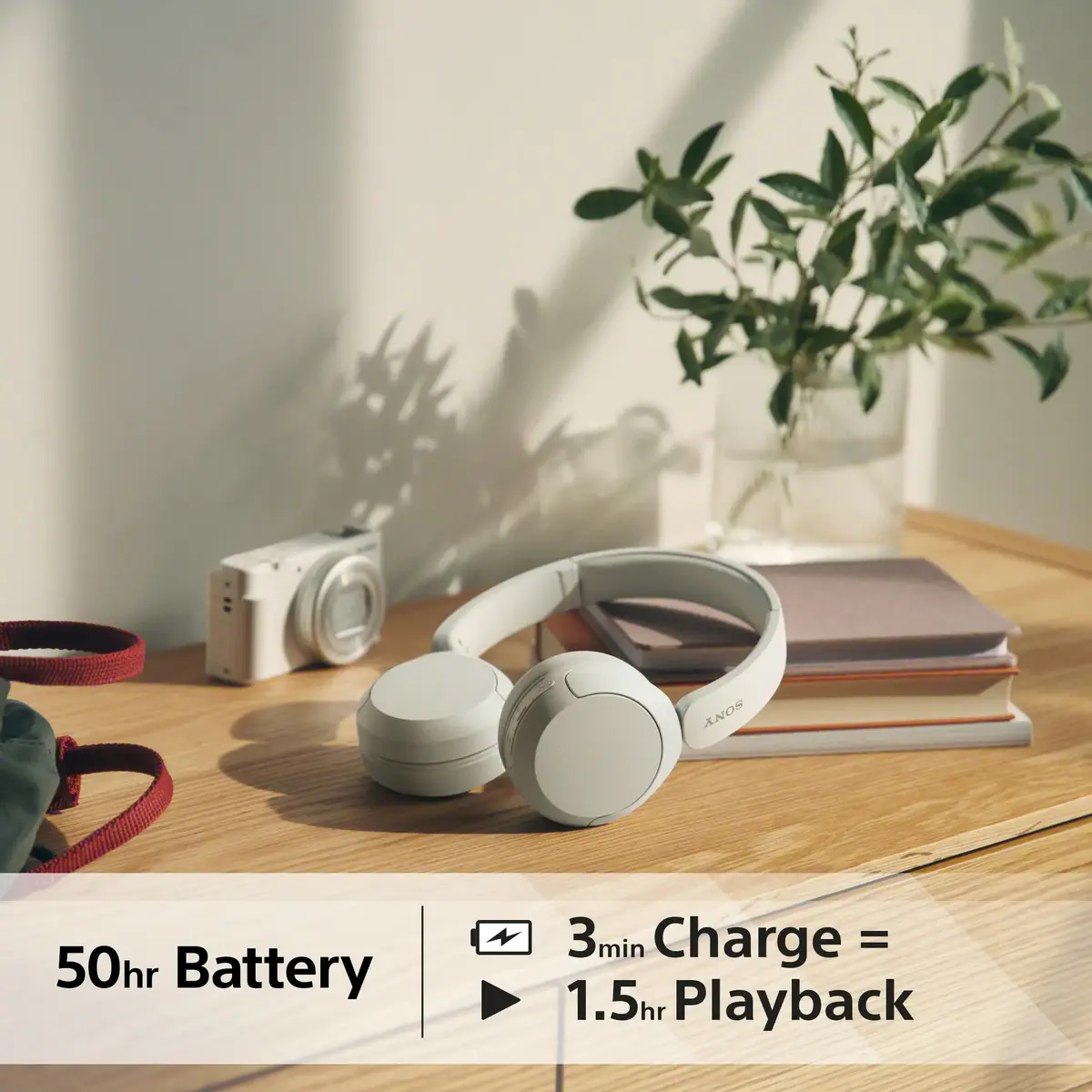 Беспроводная гарнитура Sony WH-CH520 Белая Photo 11