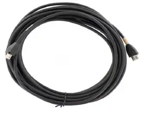 Telephone cable HP POLY 2457-23216-001, 7.62 m, Walta-to-Walta, black
