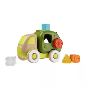 Mācību rotaļlieta CHICCO Eco+ modelis 11158.00 — pārstrādāts plastmasa un koks, daudzkrāsaina, vienam spēlētājam