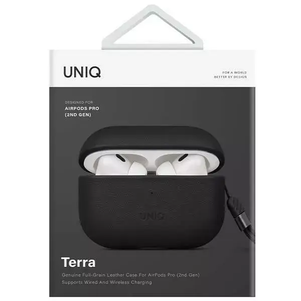 Uniq Terra кожаный чехол для AirPods Pro 2 Photo 3