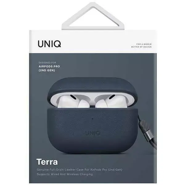 Uniq Terra кожаный чехол для AirPods Pro 2 Photo 2