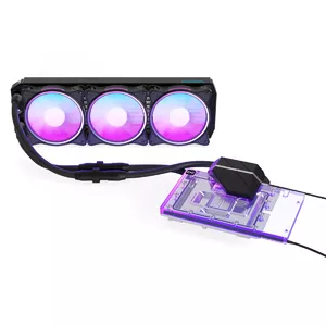 Система жидкостного охлаждения All-in-one Alphacool Eiswolf 2 AIO 12 см Черный Прозрачный