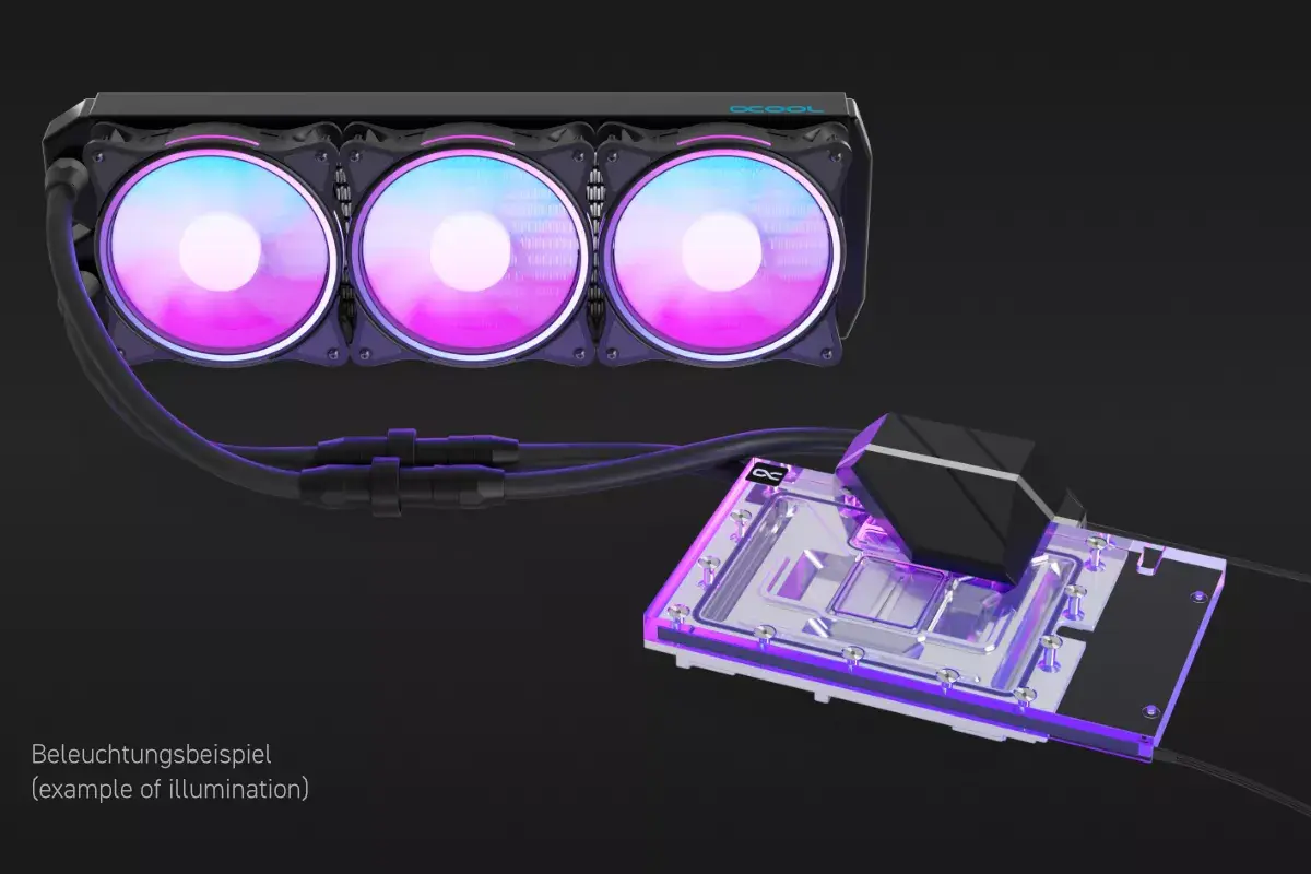 Система жидкостного охлаждения All-in-one Alphacool Eiswolf 2 AIO Photo 4