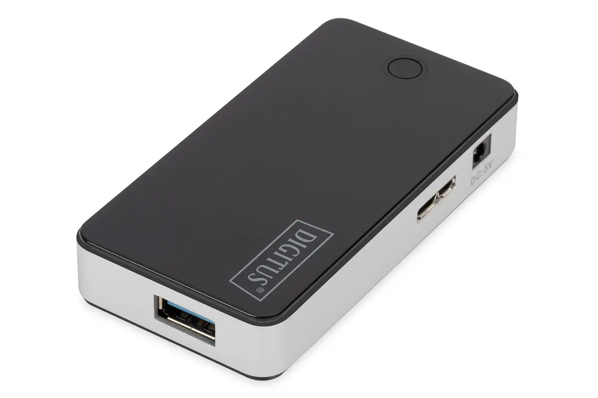 USB хаб Digitus 4-портовый черный Photo 5