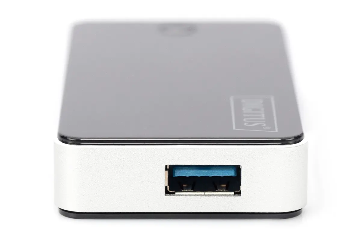 USB хаб Digitus 4-портовый черный Photo 7