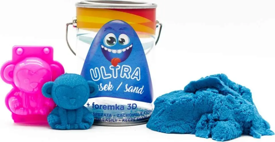 Epee Ultra песок 150 г синий с 3D формой «обезьянка» Photo 3