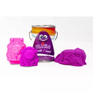 Moldable Ultra Sand 150 g with 3D Lion Mold — Epee educational play set