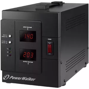 PowerWalker AVR 3000/SIV voltage regulator 230 V Black