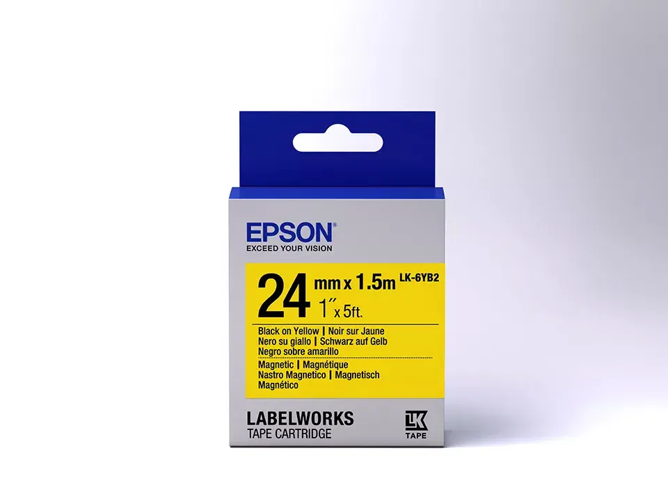 Картридж для этикеток магнитный Epson LK-6YB2 Photo 2