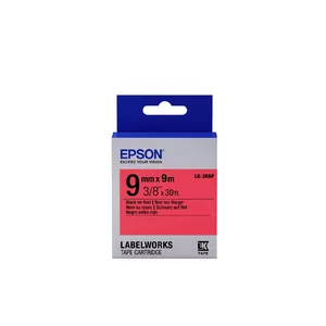 Epson LK-3RBP marķēšanas lenta Melns uz sarkana