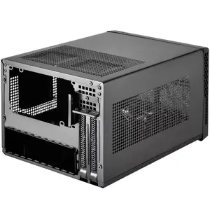 Mini Tower PC Case SILVERSTONE SG13 — Mini-ITX/Mini-DTX, 1×3.5" + 1×2.5", Black, 222×285×181 mm