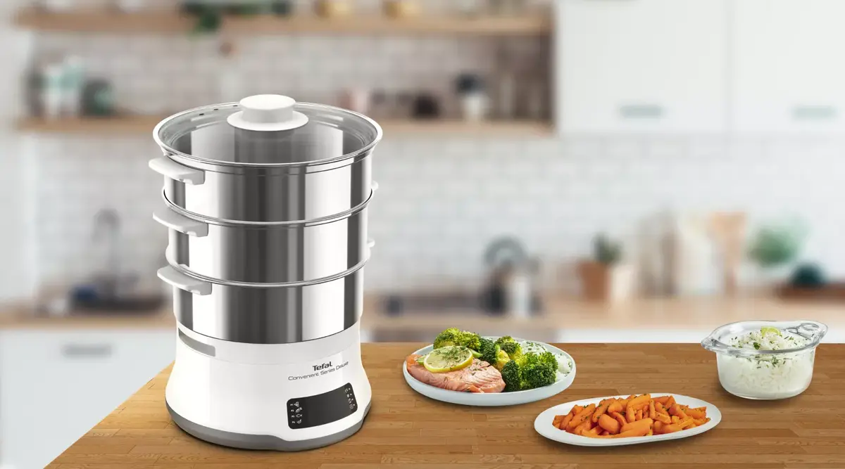Пароварка Tefal VC502D — 3 корзины, 900 Вт Photo 9