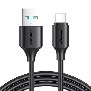 USB cable JOYROOM 6956116733230 USB 2.0 1 m USB A USB C Black