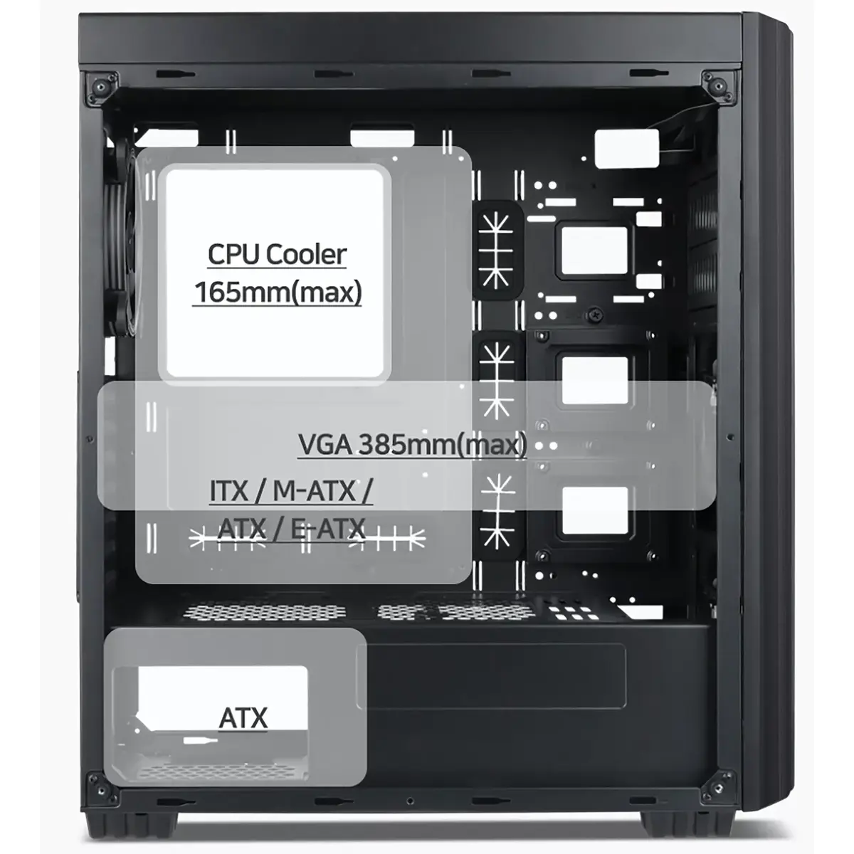 Компьютерный корпус Gembird Fornax K500 Photo 12