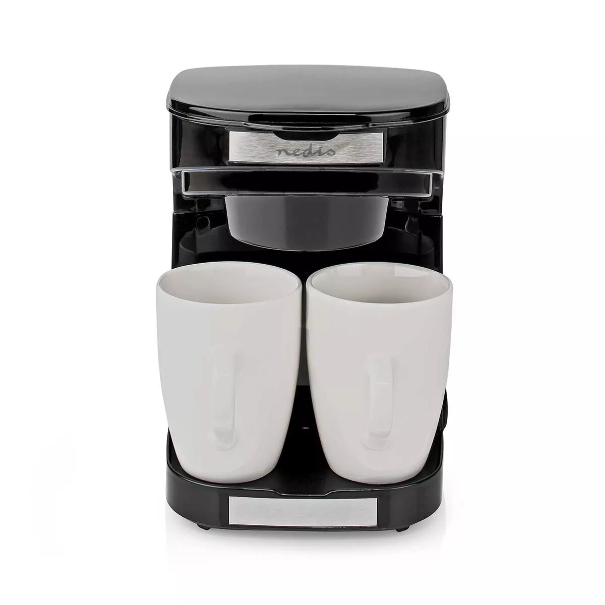 Kafijas automāts Nedis 2 krūzes KACM140EBK