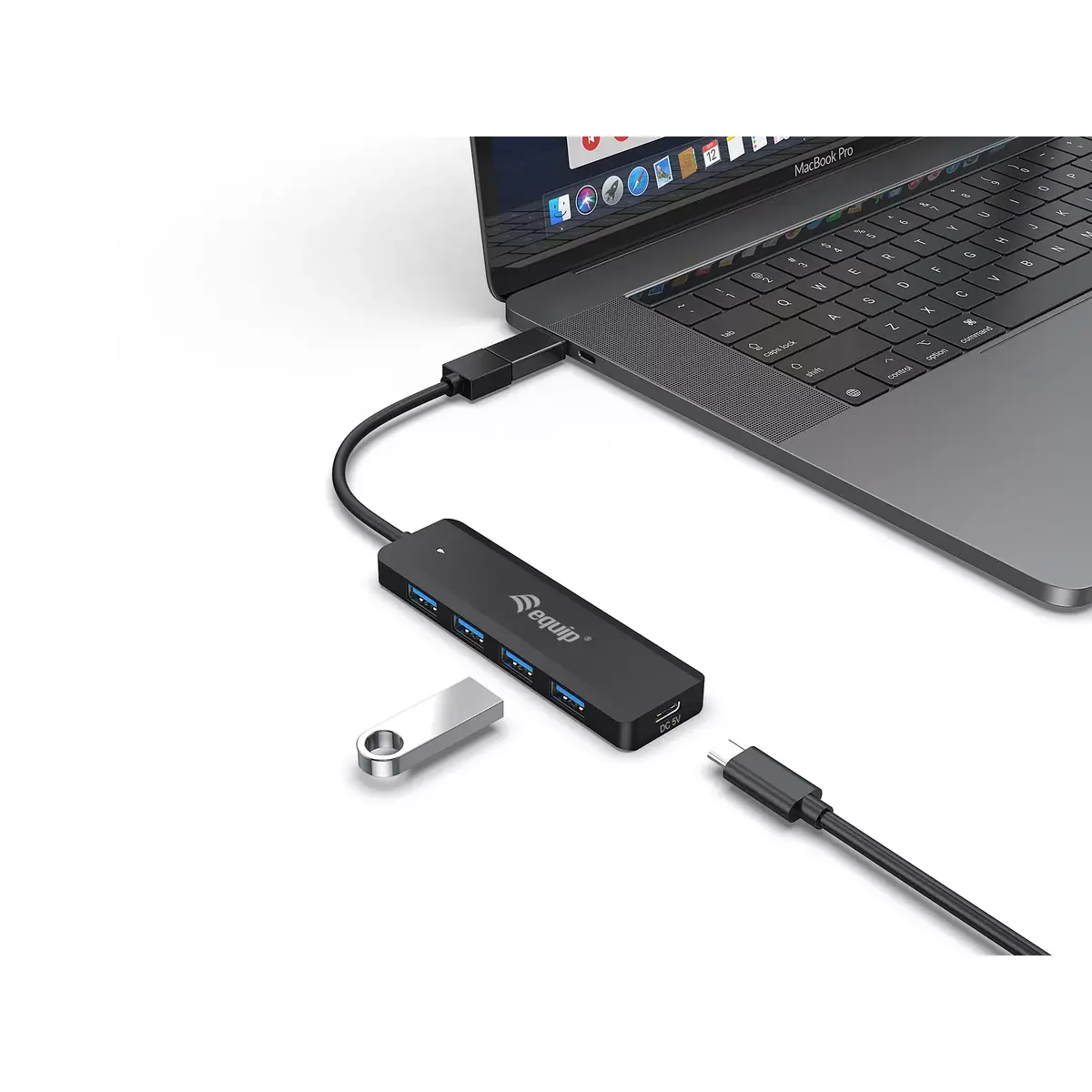 4-portu USB 3.2 Gen 1 centrmezgls Equip Photo 3