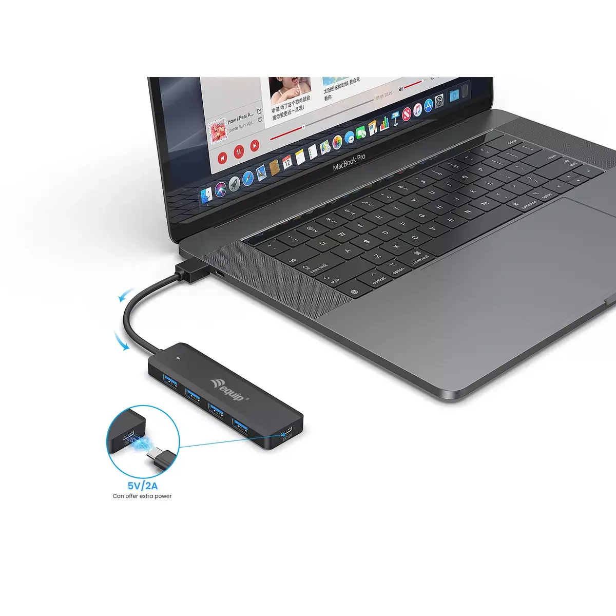 4-portu USB 3.2 Gen 1 centrmezgls Equip Photo 4