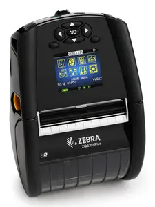 Zebra ZQ620 Plus etiķešu printeris, tiešā termodruka, 203 DPI, 115 mm/sek, vadu un bezvadu, Bluetooth