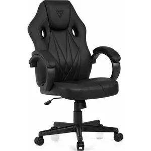 Gaming chair Sense7 Prism — leather, black
