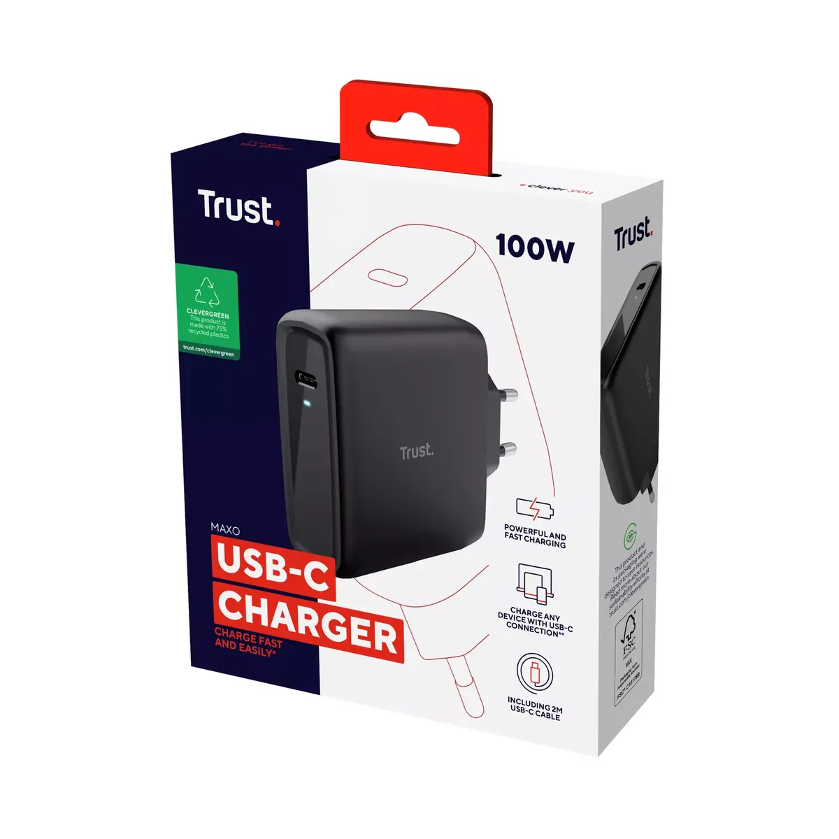 AC lādētājs Trust Maxo 100W Photo 7