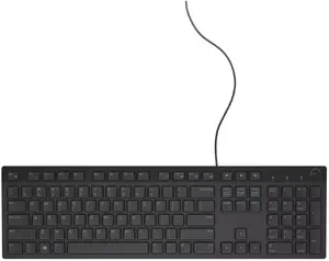 Проводная USB-клавиатура Dell KB216 SE/FI C5N30 — компактная раскладка, проводное подключение USB