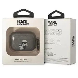 Aizsargvākis Karl Lagerfeld AirPods Pro KLAPHNKCTGK — melns ar mirdzumu