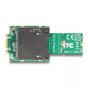 DeLOCK Adapter M.2 Key B+M male to CFexpress Slot, M.2, CFexpress B, CF